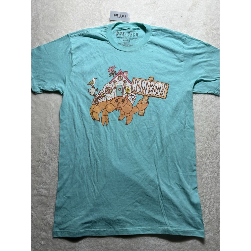 Box Lunch Homebody T Shirt NWT Size Large Turtle Soup Design